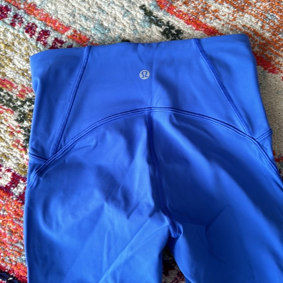 Lululemon Train Times 7/8 Pant 25" ••Blazer Blue - Picture 8 of 9